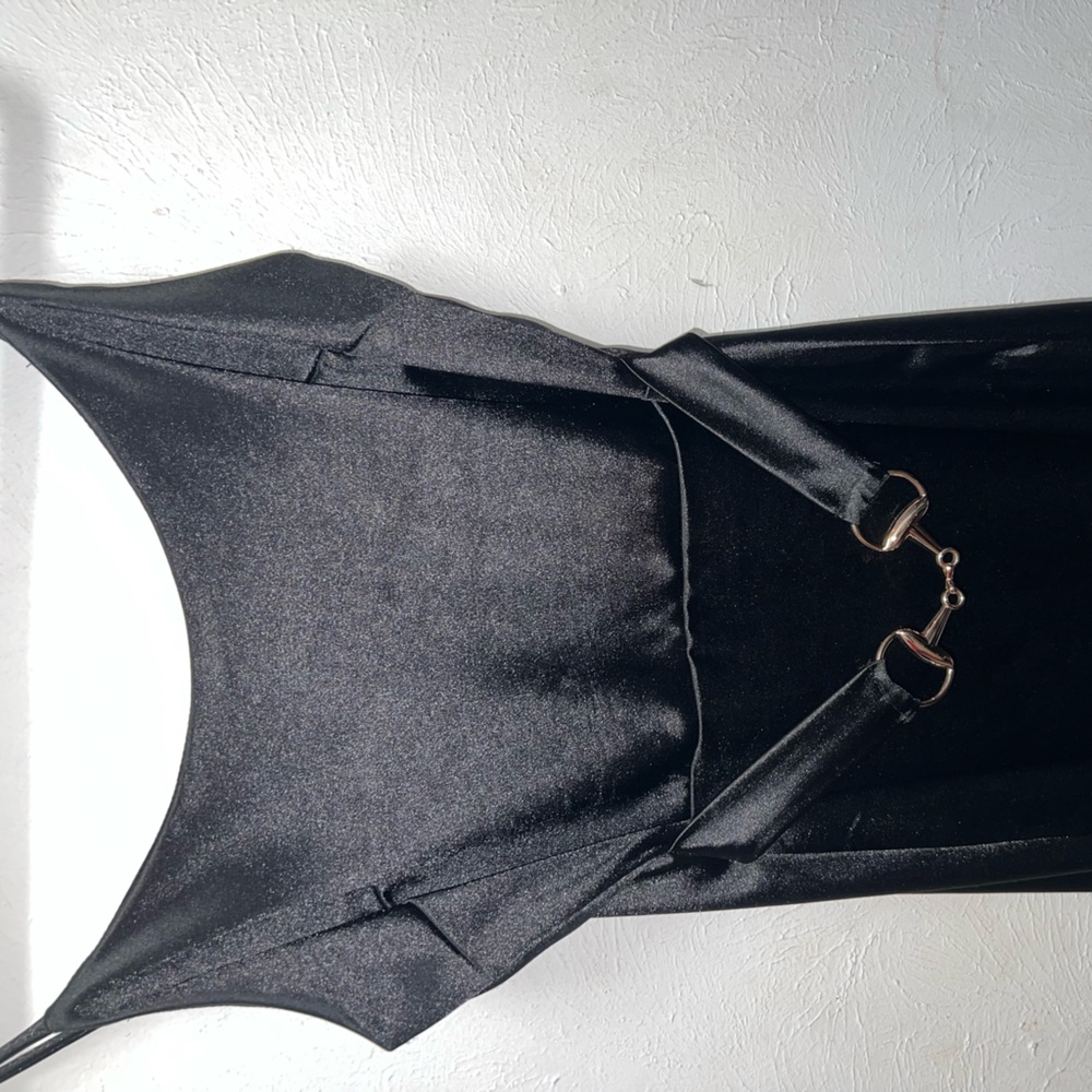 Black mid dress size s